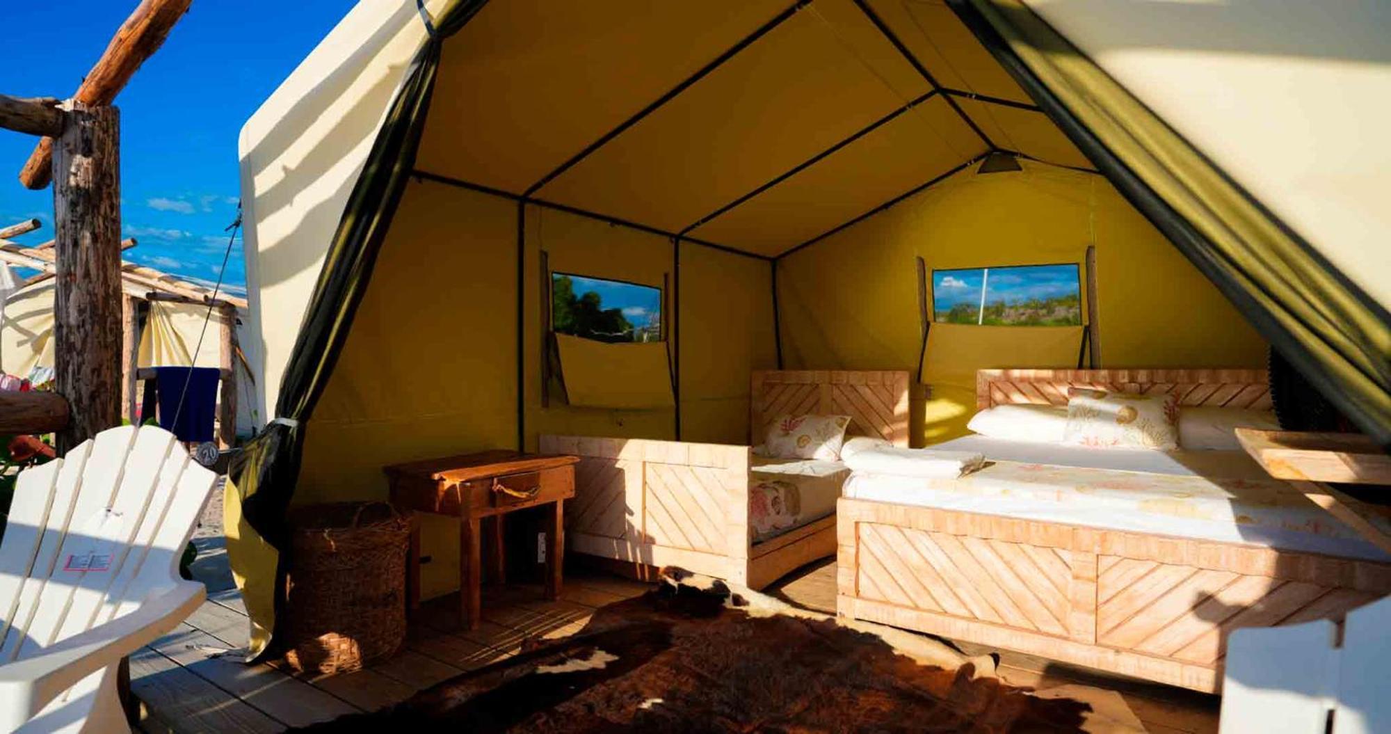 Glamping Ecolodge Cueva De Las Aguilas Педерналес Экстерьер фото